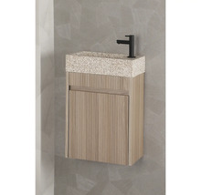 Meuble sous vasque Differnz HURA lxhxp 39,5 x 52 cm x 21,5 cm couleur de façade chêne décor bois 38.006.32