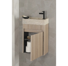 Meuble sous vasque Differnz HURA lxhxp 39,5 x 52 cm x 21,5 cm couleur de façade chêne décor bois 38.006.32