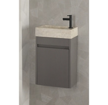 Meuble sous vasque Differnz HURA lxhxp 39,5 x 52 cm x 21,5 cm couleur de façade gris mat 38.006.31