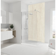 Panneau mural de douche SCHULTE DecoDesign softtouch calcaire beige 255 x 125 cm D19012254 852