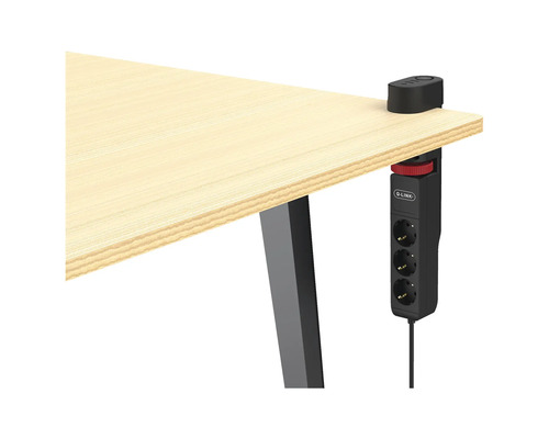 Table avec multiprise Q-Link pour montage sur table