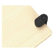 Plateau de table en bois avec ports USB
