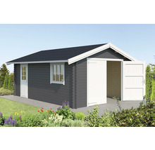 Abri de jardin avec porte double et fenêtre