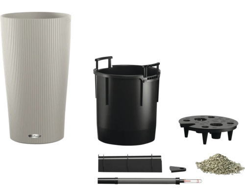 Pflanzgefäss mit Bewässerungssystem und Zubehör