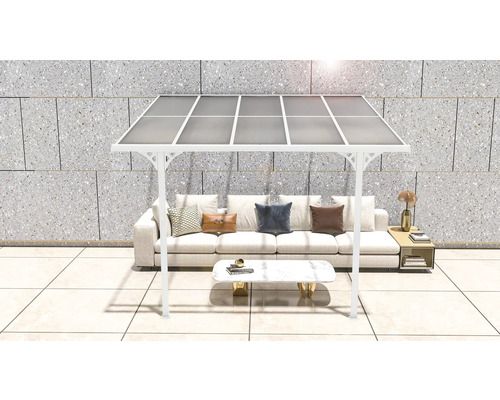 Pergola de terrasse avec canapé et table pour l''extérieur