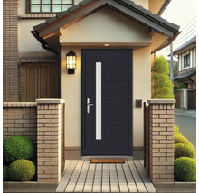 Porte d''entrée avec partie latérale dans une scène d''entrée de maison