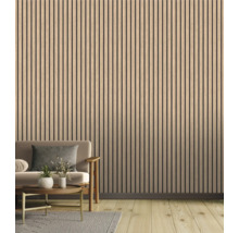 Papier peint intissé autocollant 370102 Echo acoustique marron 6x0,53m