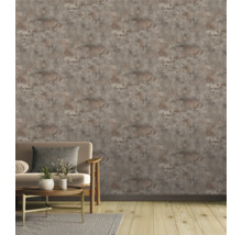 Papier peint intissé autocollant 371512 Atlas gris 6x0,53m