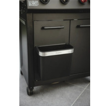 Poubelle Enders fixée sur un barbecue à gaz