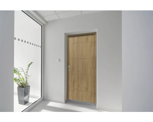 Eingangsbereich mit Innentür aus Holz