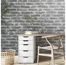 Vliestapete 82378 Jackie Backsteinen grau