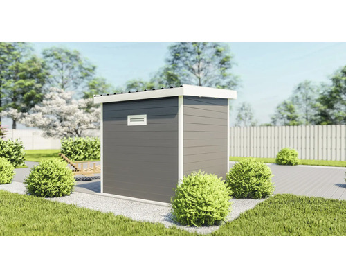 Abri de jardin extérieur avec toit plat