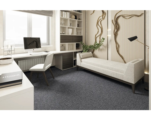 Bureau avec bureau, chaise, bibliothèque et méridienne