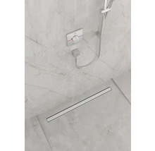 Fertigset Duschrinne hansgrohe RainDrain Match 1155 mm edelstahl gebürstet 56042800 ohne Installationsset und den uBox Grundkörper 56042800