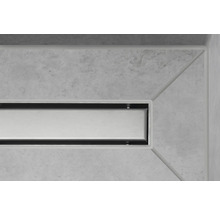 Fertigset Duschrinne hansgrohe RainDrain Match 1155 mm edelstahl gebürstet 56042800 ohne Installationsset und den uBox Grundkörper 56042800
