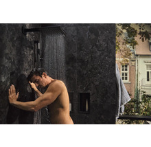 Brausegarnitur hansgrohe Pulsify E 100 1jet EcoSmart schwarz matt Brausestangenlänge 950 mm 24380670