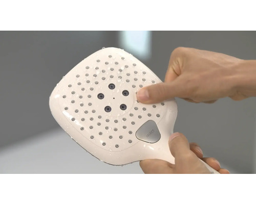 Handbrause mit Strahlartenumstellung wird bedient