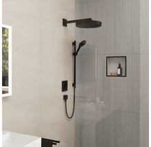 Brausegarnitur hansgrohe Rainfinity S Puro 130 3jet schwarz matt Brausestangenlänge 720 mm 28745670