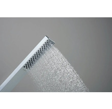 Douchette tube hansgrohe Pulsify E 100 1jet EcoSmart+ carrée 26 x 40 mm chrome 24321000