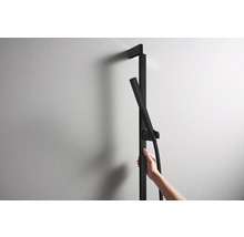 Brausestange hansgrohe Unica S Puro schwarz matt Brausestangenlänge 663 mm mit Isiflex Brauseschlauch 1600 mm 24402670