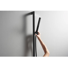 Brausegarnitur hansgrohe Pulsify S 100 1jet EcoSmart+ schwarz matt Brausestangenlänge 663 mm 24373670