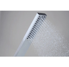 Douchette tube hansgrohe Pulsify E 100 1jet EcoSmart+ carrée 26 x 40 mm chrome 24321000