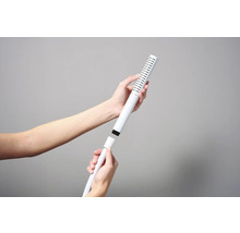 Douchette tube hansgrohe Pulsify E 100 1jet EcoSmart+ ronde Ø 20 mm blanc mat 24126700