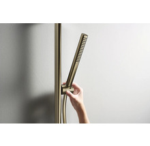 Brausestange hansgrohe Unica S Puro brushed bronze gebürstet Brausestangenlänge 663 mm mit Isiflex Brauseschlauch 1600 mm 24402140