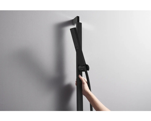 Aufputz Duschsystem mit Handbrause zur Wandmontage