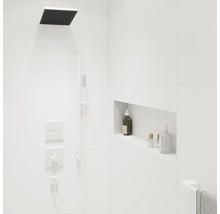 Brausegarnitur hansgrohe Pulsify E 100 1jet EcoSmart+ weiß matt Brausestangenlänge 950 mm 24381700