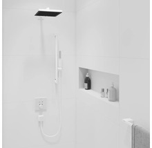 Brausegarnitur hansgrohe Pulsify E 100 1jet EcoSmart weiß matt Brausestangenlänge 663 mm 24370700