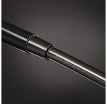Brausestange hansgrohe Unica S Puro brushed black chrom gebürstet Brausestangenlänge 718 mm mit Isiflex Brauseschlauch 1600 mm 28632340