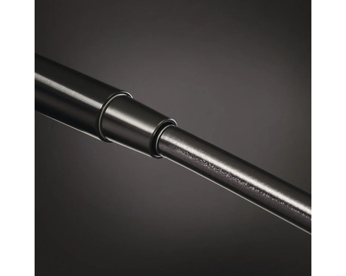 Vue détaillée d''une tige télescopique en métal