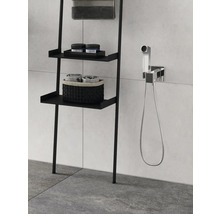 hansgrohe Bidetbrauseset Bidette 1jet E EcoSmart für Warmwasser mit Brausehalter und Brauseschlauch 125 cm schwarz matt 29233670