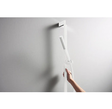 Brausegarnitur hansgrohe Pulsify S 100 1jet EcoSmart+ weiß matt Brausestangenlänge 663 mm 24373700