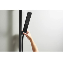 Brausegarnitur hansgrohe Pulsify E 100 1jet EcoSmart+ schwarz matt Brausestangenlänge 663 mm 24371670