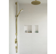 Brausestange hansgrohe Unica S Puro polished gold optic glänzend Brausestangenlänge 1008 mm mit Isiflex Brauseschlauch 1600 mm 28631990