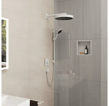 Brausegarnitur hansgrohe Rainfinity S Puro 130 3jet weiß matt Brausestangenlänge 720 mm 28745700