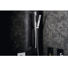 Brausegarnitur hansgrohe Pulsify E 100 1jet EcoSmart+ chrom glänzend Brausestangenlänge 663 mm 24371000