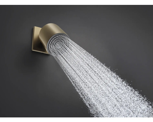 Pomme de douche de tête apparente avec jet d''eau