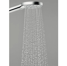 Handbrause Set hansgrohe Raindance Select S 120 3jet PowderRain rund mit Brauseschlauch 125 cm chrom 27669000