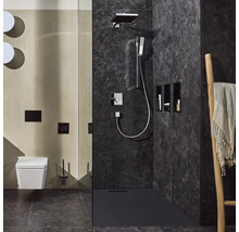 Brausegarnitur hansgrohe Pulsify E 100 1jet EcoSmart+ chrom glänzend Brausestangenlänge 663 mm 24371000