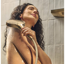 Brausegarnitur hansgrohe Rainfinity S Puro 130 3jet brushed bronze gebürstet Brausestangenlänge 720 mm 28745140