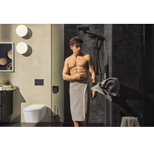 Brausegarnitur hansgrohe Pulsify E 100 1jet EcoSmart schwarz matt Brausestangenlänge 950 mm 24380670