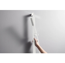 Brausegarnitur hansgrohe Pulsify E 100 1jet EcoSmart weiß matt Brausestangenlänge 950 mm 24380700