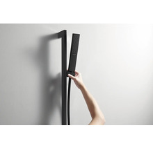 Brausegarnitur hansgrohe Pulsify E 100 1jet EcoSmart+ schwarz matt Brausestangenlänge 663 mm 24371670