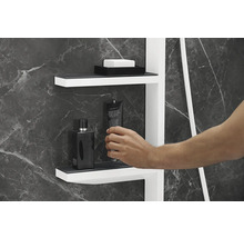 Unterputz Duschsystem mit Hand- und Kopfbrause hansgrohe Rainfinity 360 1jet weiß matt 26842700