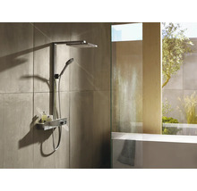 Duschsäule inkl. Thermostat hansgrohe Raindance E 300 1jet EcoSmart chrom glänzend 27363000