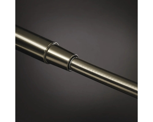 Tringle de rideau de douche extensible en métal