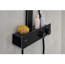 Duschsäule inkl. Thermostat hansgrohe Rainfinity 250 1jet EcoSmart schwarz matt 28742670